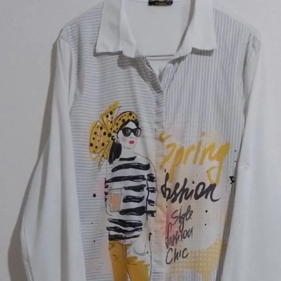 شومیز جنس ترک سایز 46