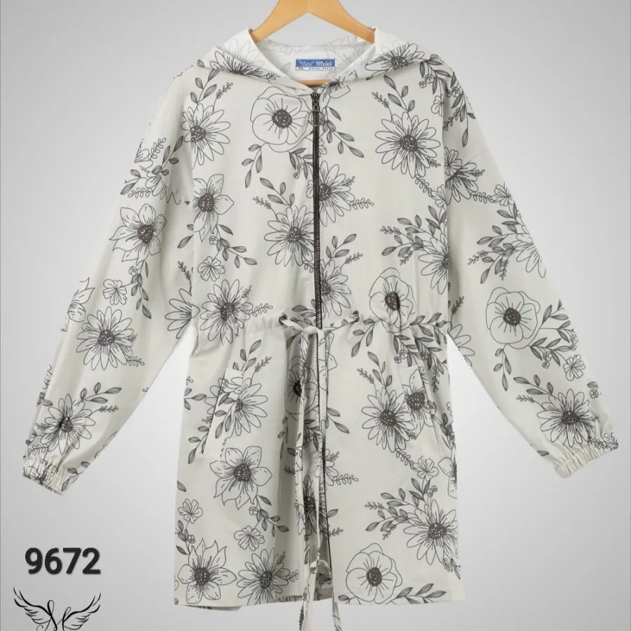 مانتو هودی سایز بزرگ