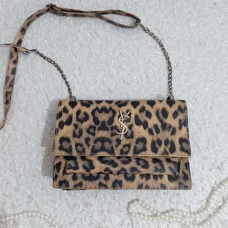 کیف شیک پلنگی چرم