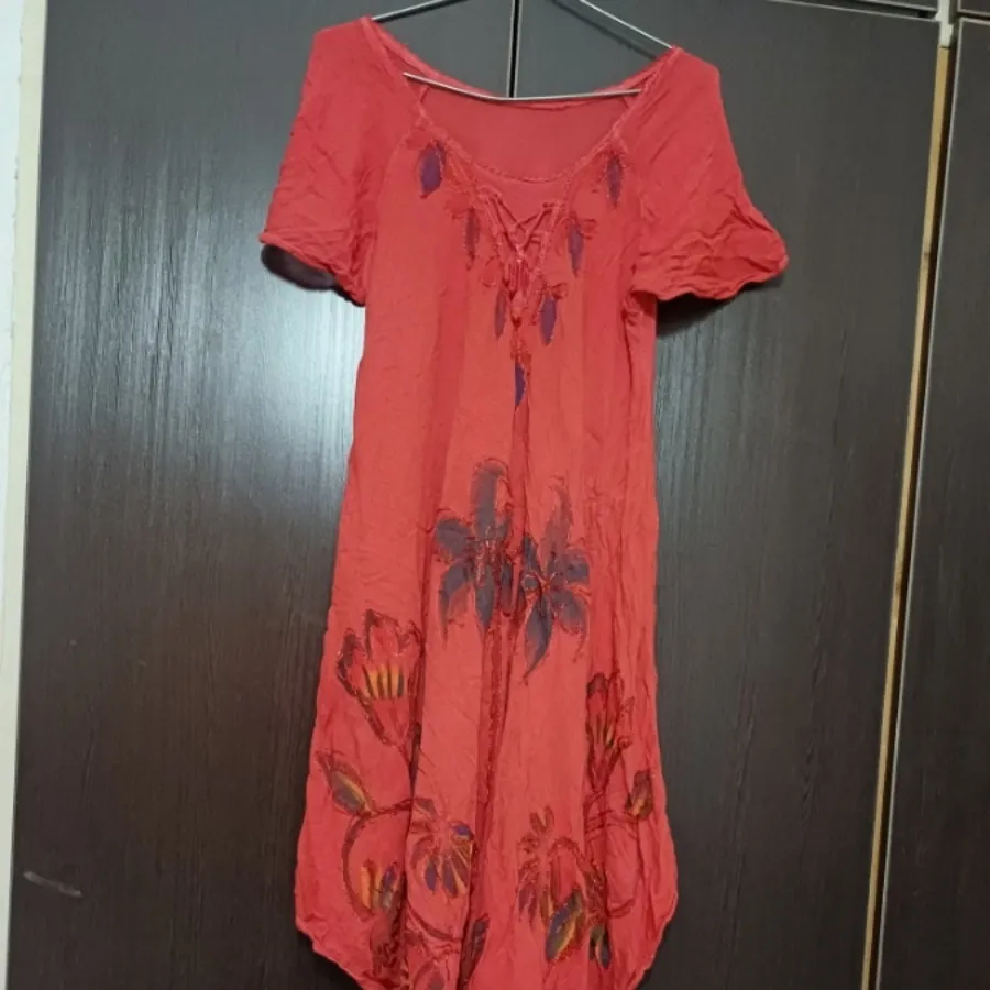 پیراهن ساحلی تمام نخ