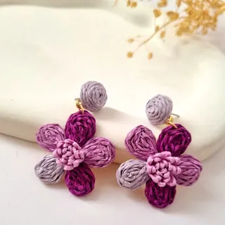 گوشواره حصیری زنانه میخی