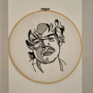 دیوارکوب گلدوزی