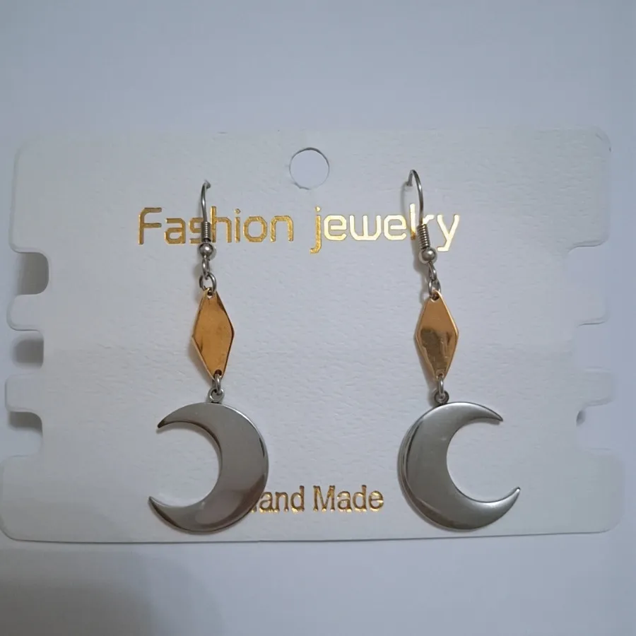 گوشواره استیل ماه