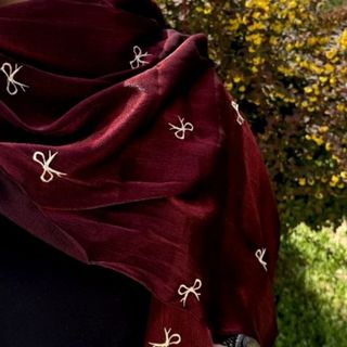 شال ویسکوز پاپیونی