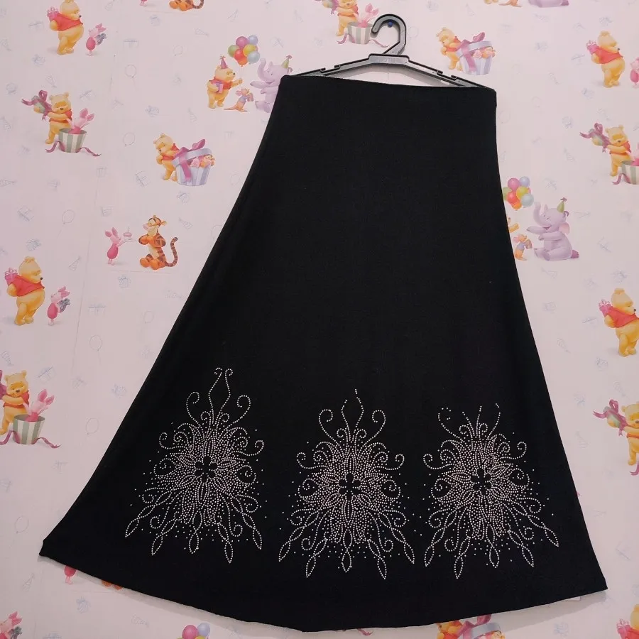 دامن ریون نگین دار مجلسی