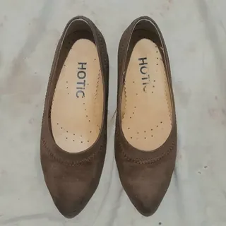 کفش عروسکی قهوه‌ای سوییت