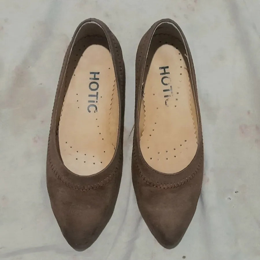 کفش عروسکی قهوه‌ای سوییت