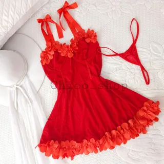 لباس خواب گلدار فنردار