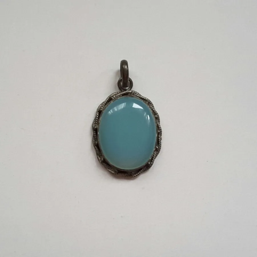 آویز عقیق نقره