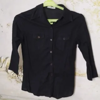 شومیز مشکی ساده