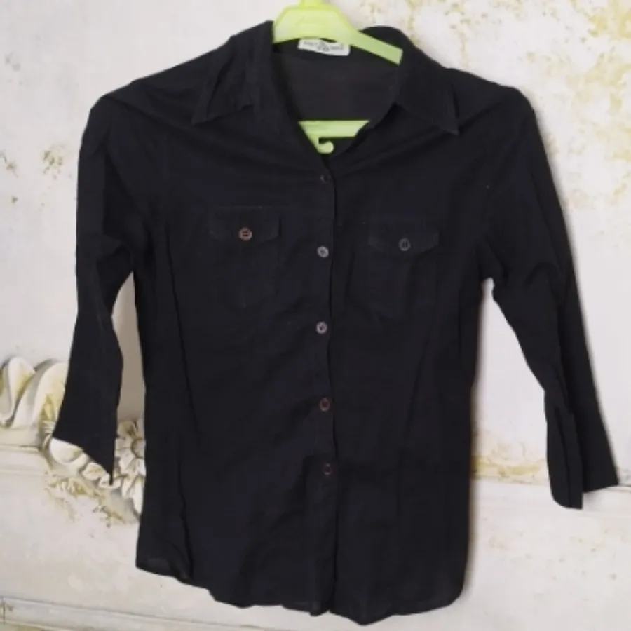 شومیز مشکی ساده