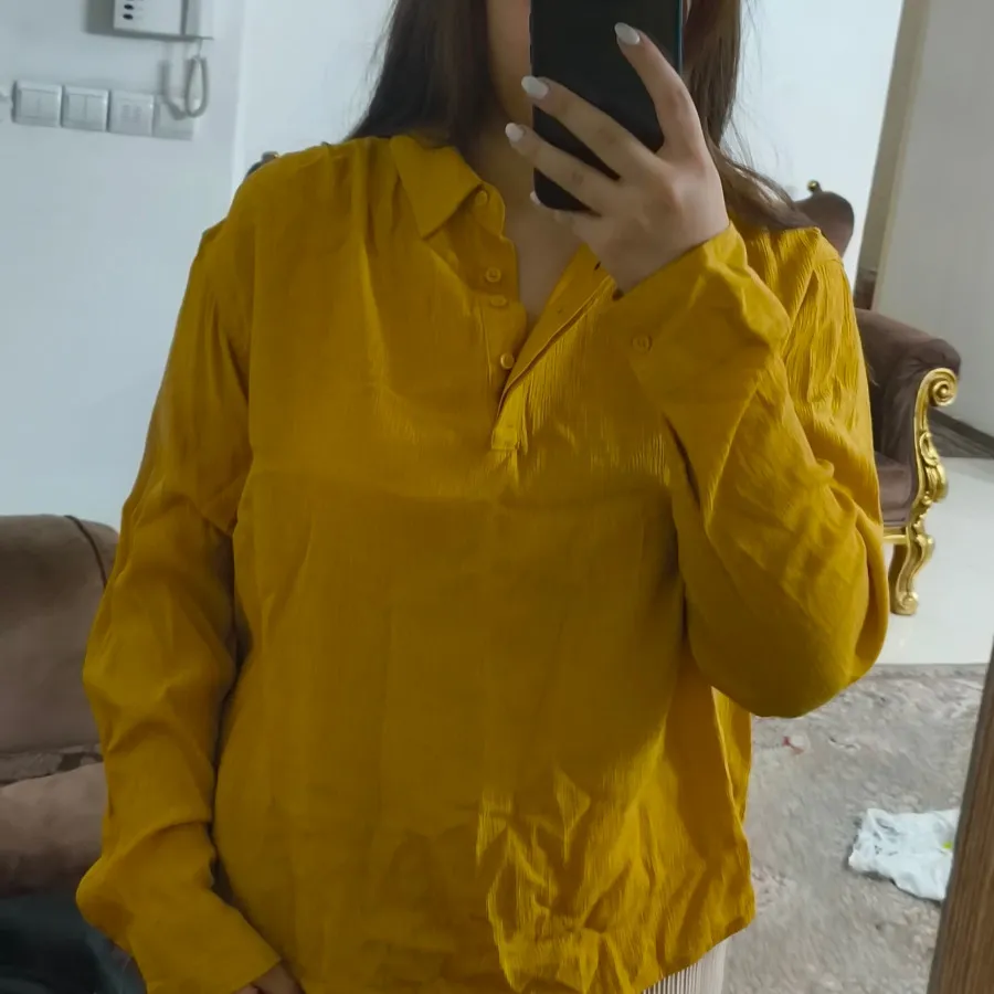 شومیز خردلی بنگال