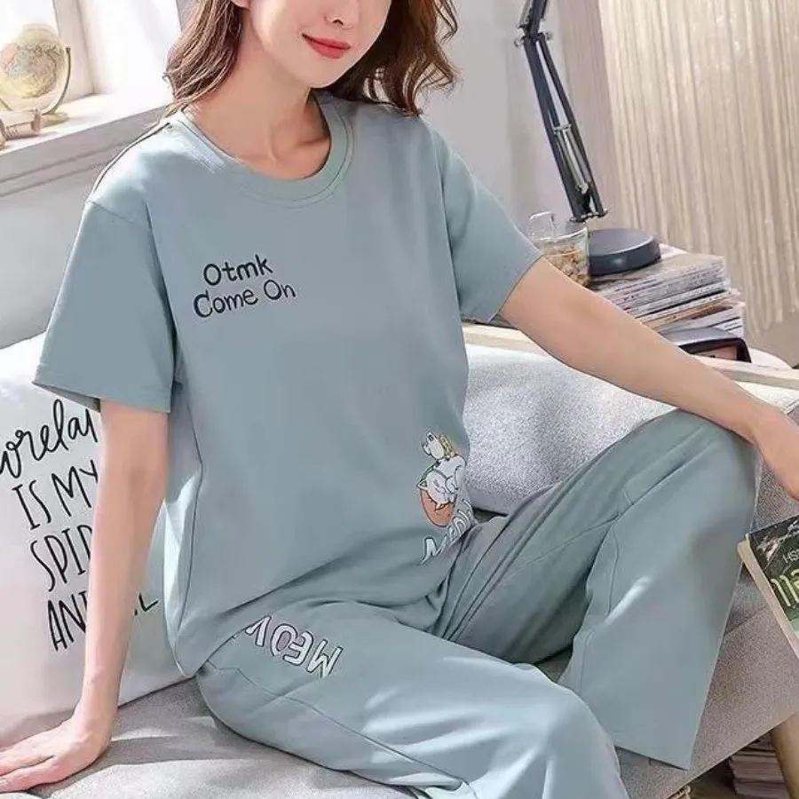 ست بلوز شلوار جنس نخ