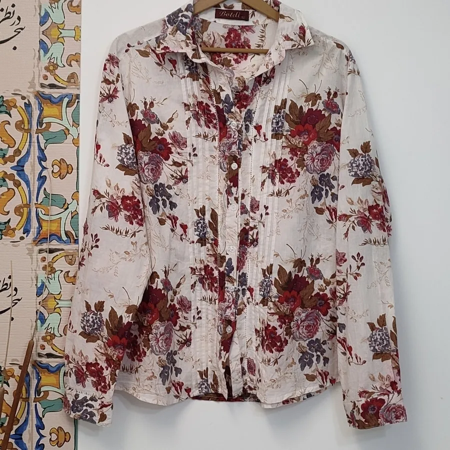 شومیز گلدار