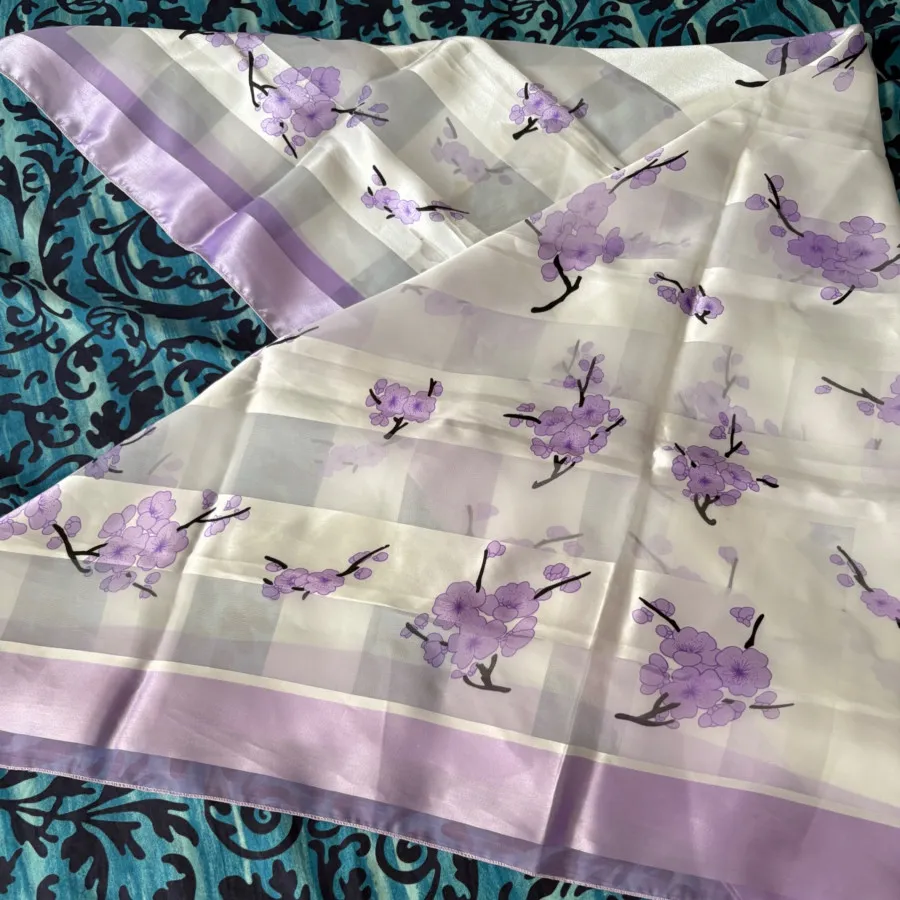 روسری حریر ساتن