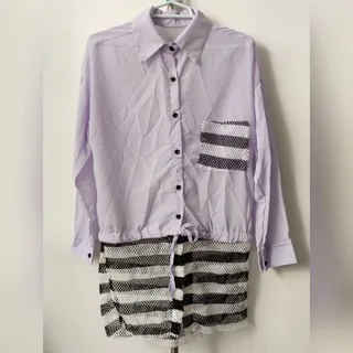 شومیز یاسی حریر