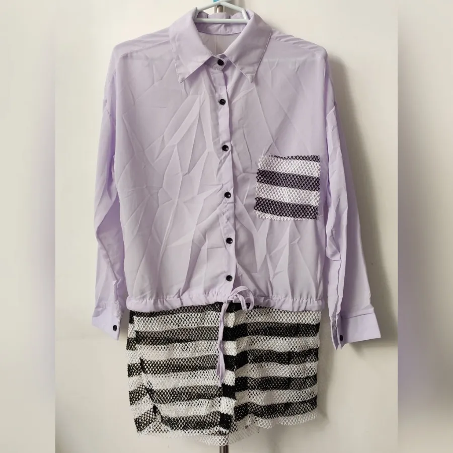 شومیز یاسی حریر