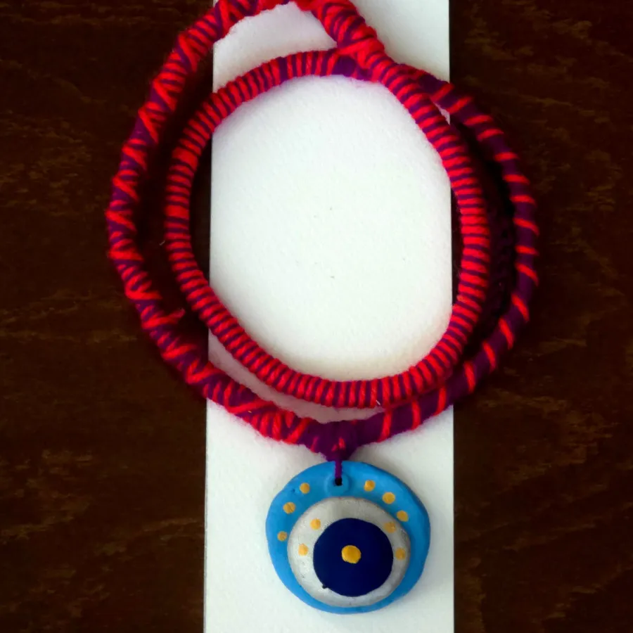 گردنبند دوبل چشم نظر