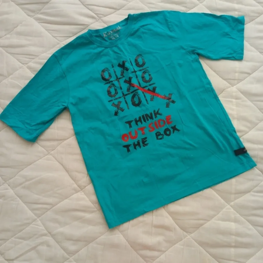 تیشرت سبزآبی