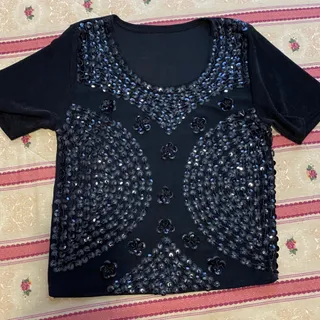 بلوز پولکی مجلسی