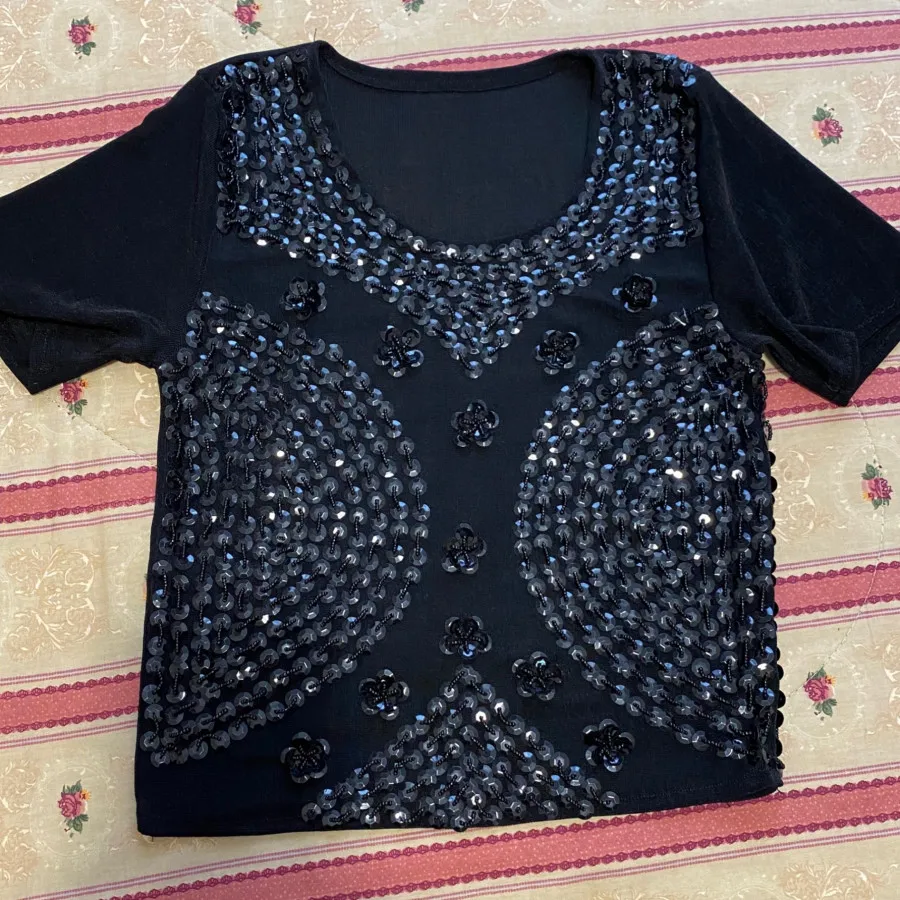 بلوز پولکی مجلسی