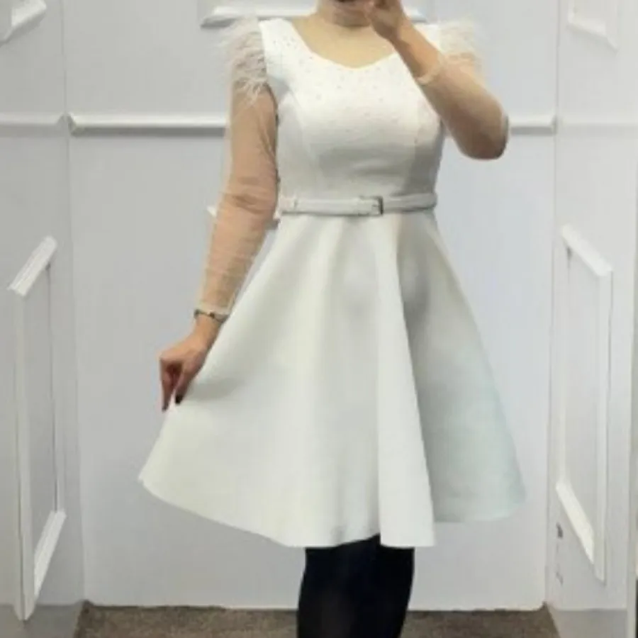 پیراهن عروسکی سفید تولد