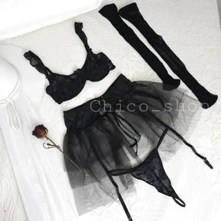 لباس خواب دامنی جورابدار