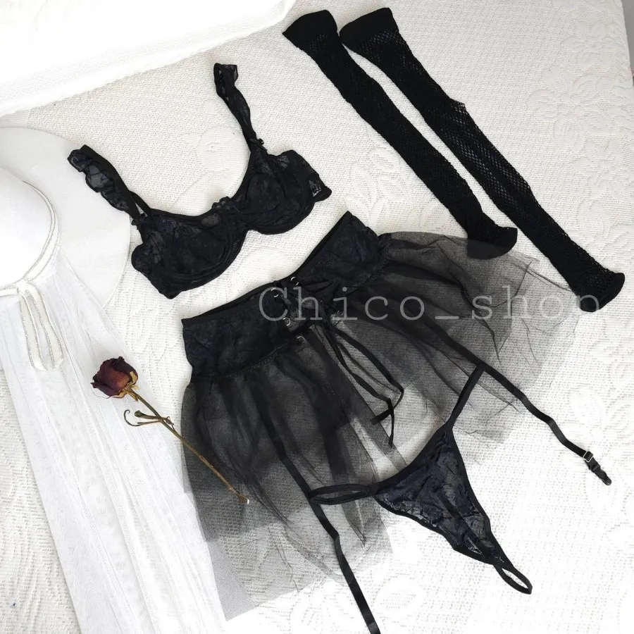 لباس خواب دامنی جورابدار