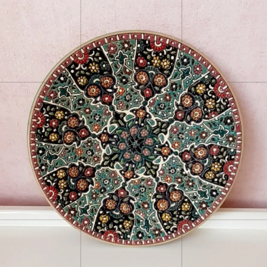 بشقاب میناکاری