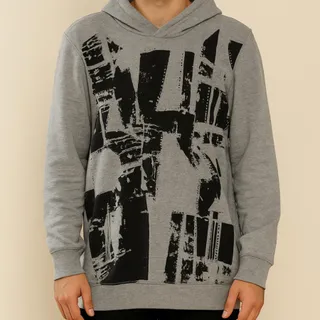 هودی بلند خاکستری