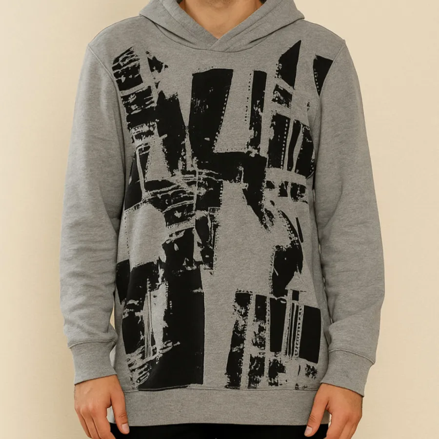 هودی بلند خاکستری