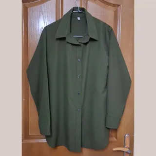 شومیز کرپ سبز