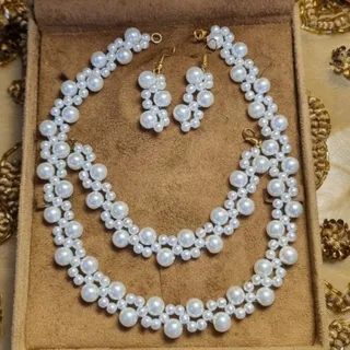 ست سرویس مروارید سربند و