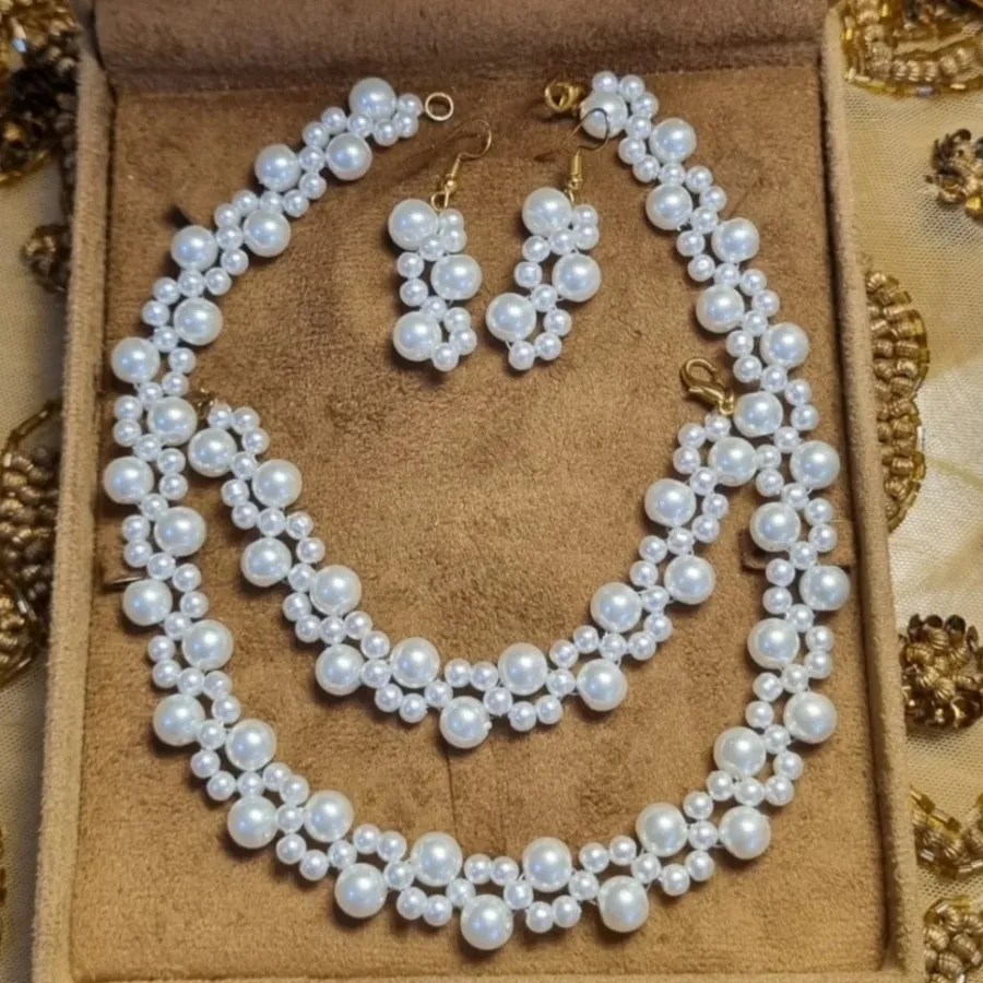 ست سرویس مروارید سربند و