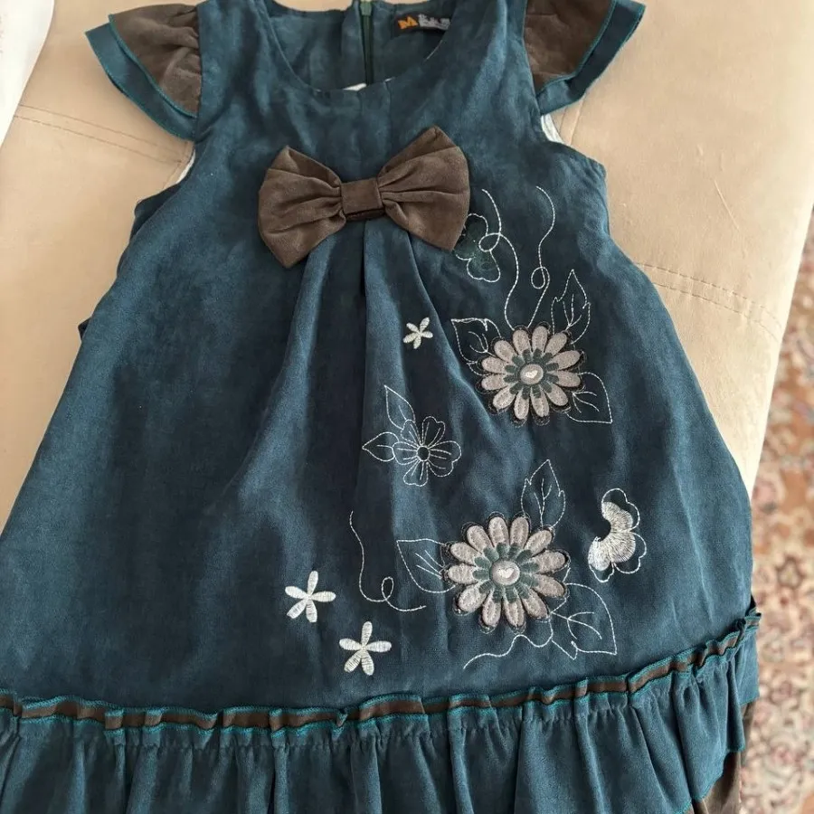 پیراهن مخمل دخترانه