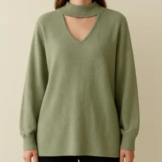 بلوز پسته ای