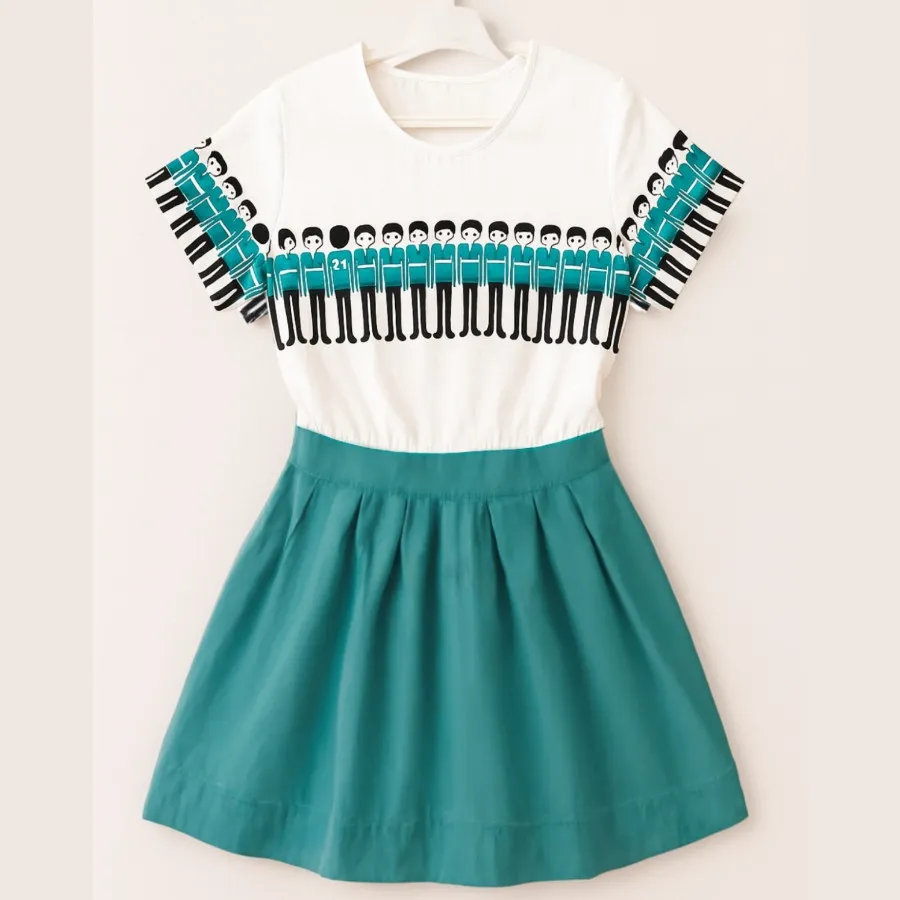 پیراهن خوشرنگ دخترونه