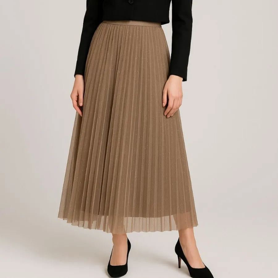 دامن پلیسه شاین آستردار