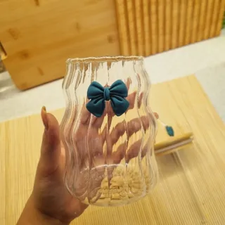 لیوان اسموتی درب بامبو