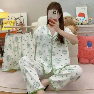 ست بلوزوشلوار جنس پنبه