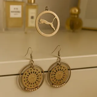 ✨ گوشواره حلقه‌ای ورساچه