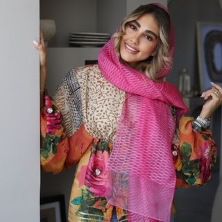 شال خوش رنگ وارداتی