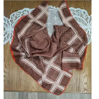 روسری کلاسیک مغزی نارنجی