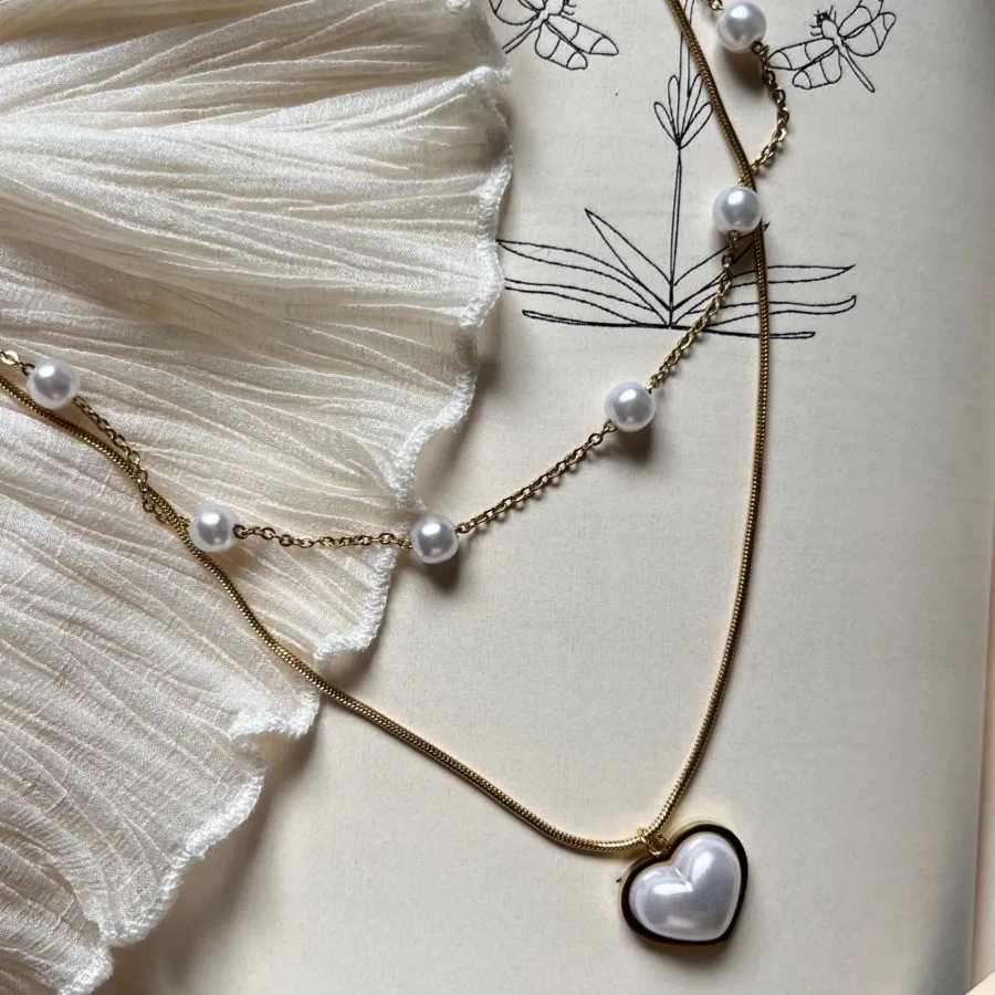 گردنبند دو لاین استیل