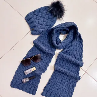 کلاه و شال گردن ست