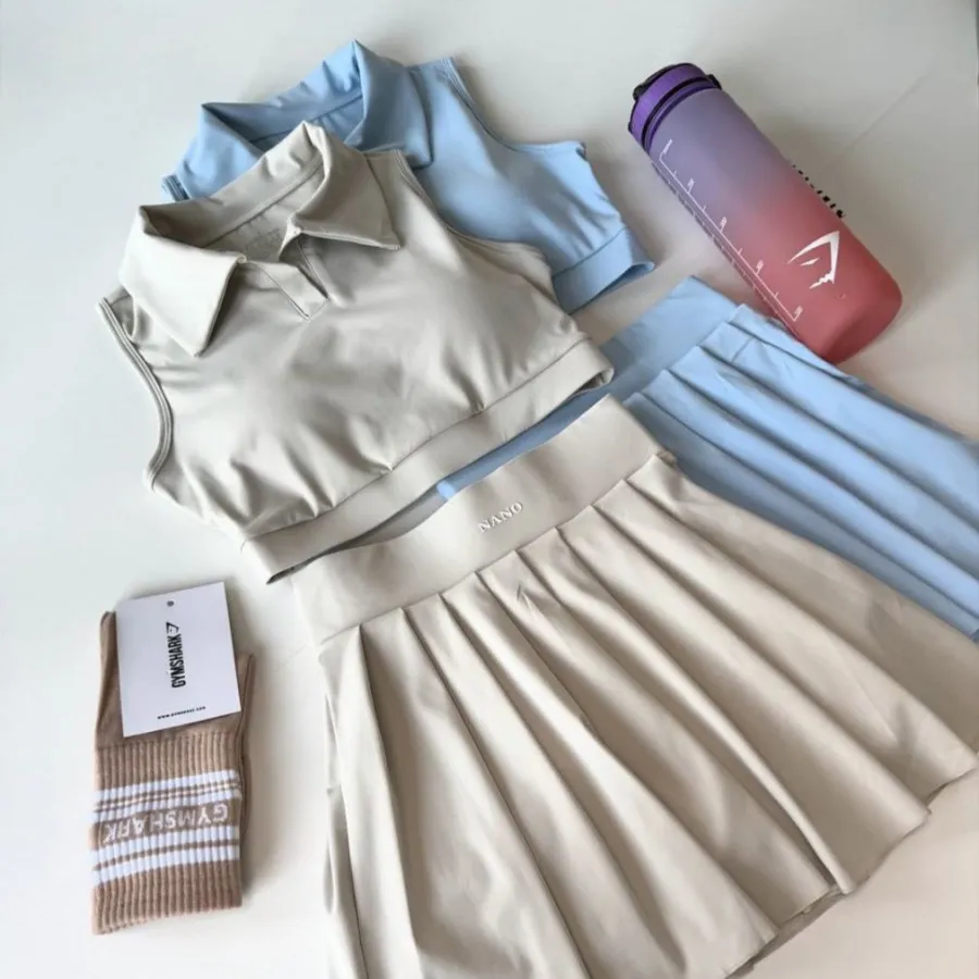 ست کراپ و دامن ورزشی