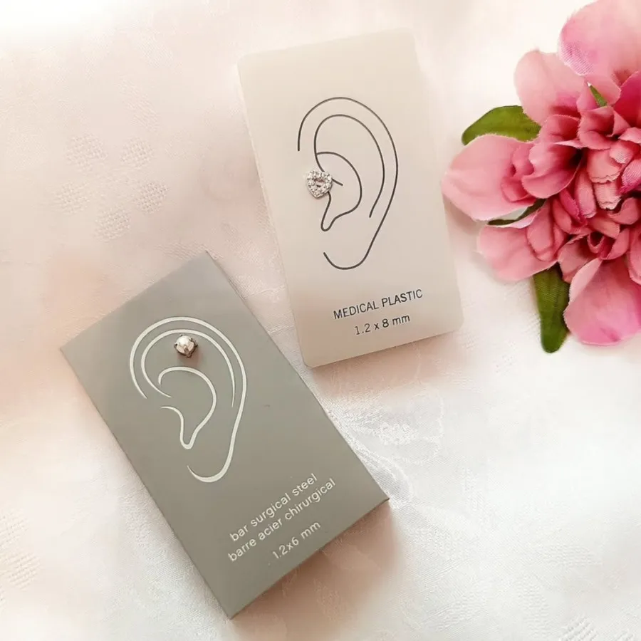 پیرسینگ ناف، گوش، ابرو