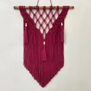 دیوارکوب مکرومه