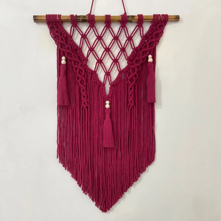 دیوارکوب مکرومه