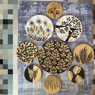 دیوارکوب سفالی